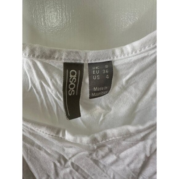 ASOS Women’s size 4 white tank top - Picture 3 of 8